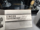Symaskin, Singer "Featerweight 221" Usa