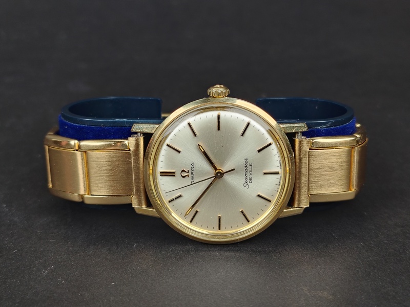 Armbandsur, Omega Seamaster De Ville, Guld på stål, Manuell