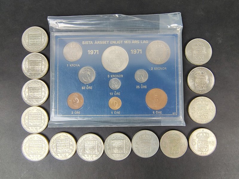 Mynt/Silvermynt, 5 kr