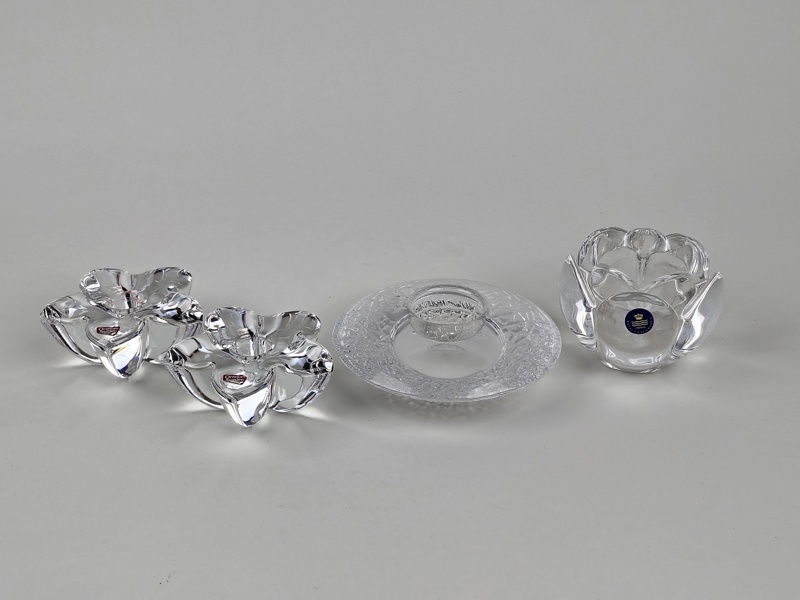 Ljushållare 4 st bl.a. Orrefors