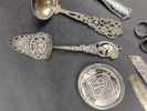Diverse silver bl.a. tårtspade, ringar m.fl.