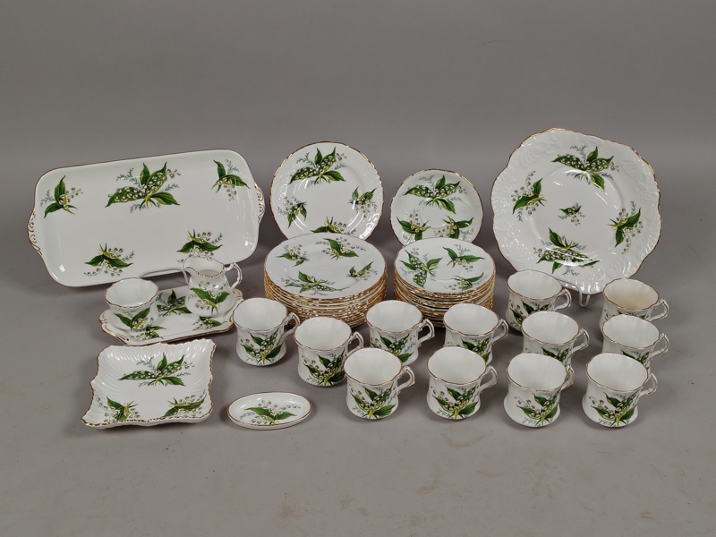 Kaffeservis, Liljekonvalj, Hammersley England