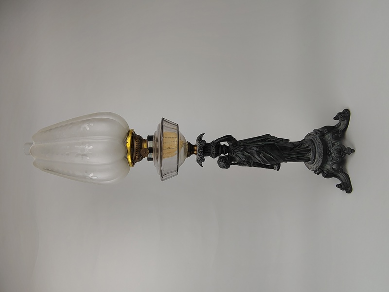 Bordsoljelampa, Jugend, metallfot