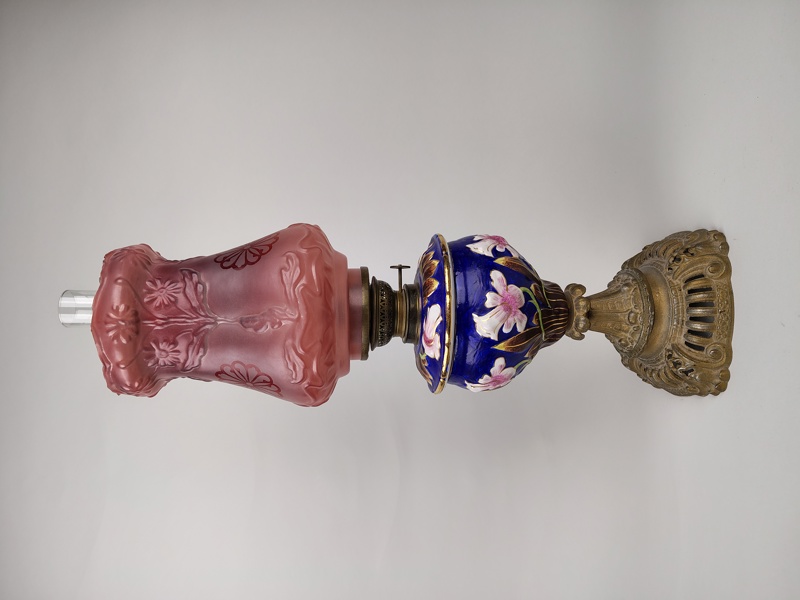 Bordsoljelampa, Majolika, Tidigt 1900-tal