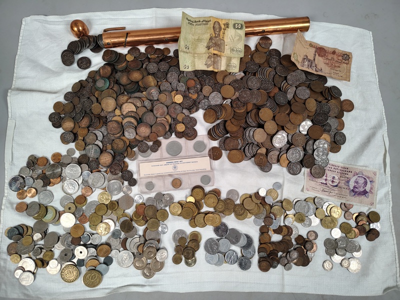 Parti mynt, Världen bl.a. Koppar & järn Sverige