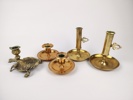 Ljusstakar 5 st, mässing & malm