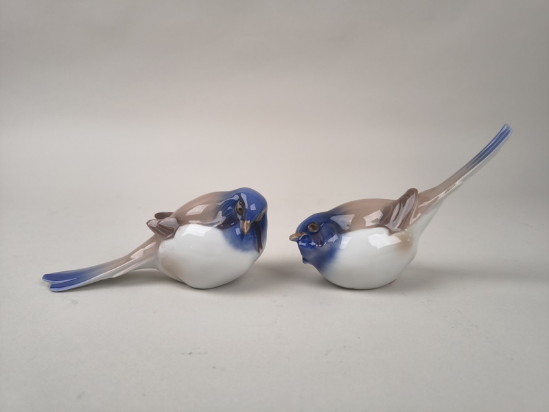 Figuriner 2 st, "Optimisten & Pessimisten" Bing & Gröndahl Danmark