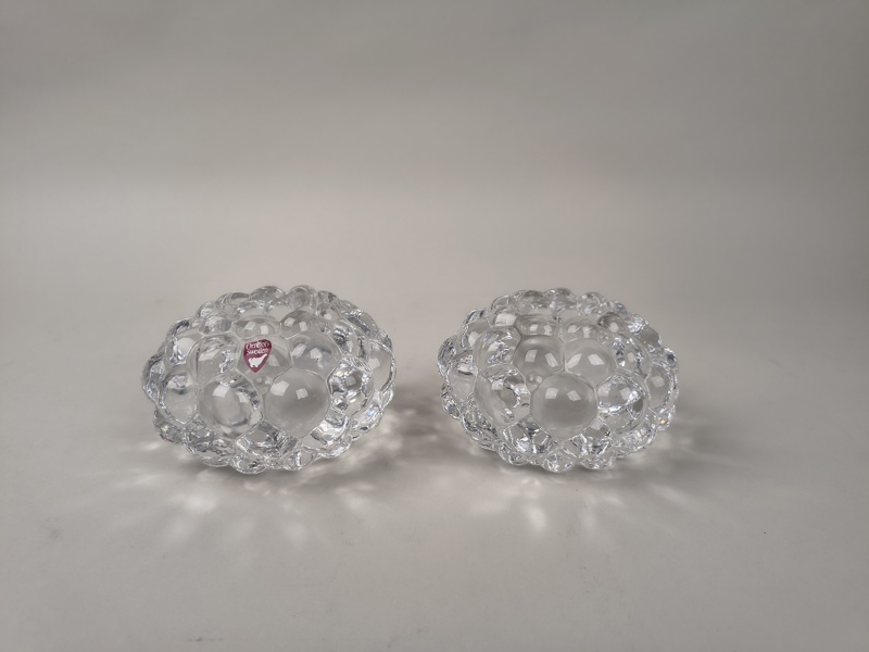 Ljushållare, "Hallon" Orrefors