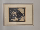 Träsnitt, Åke Holm, signerad & numrerad