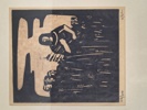 Träsnitt, Åke Holm, signerad & numrerad