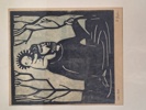 Träsnitt, Åke Holm, signerad & numrerad