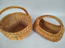 Flätade korgar 2 st