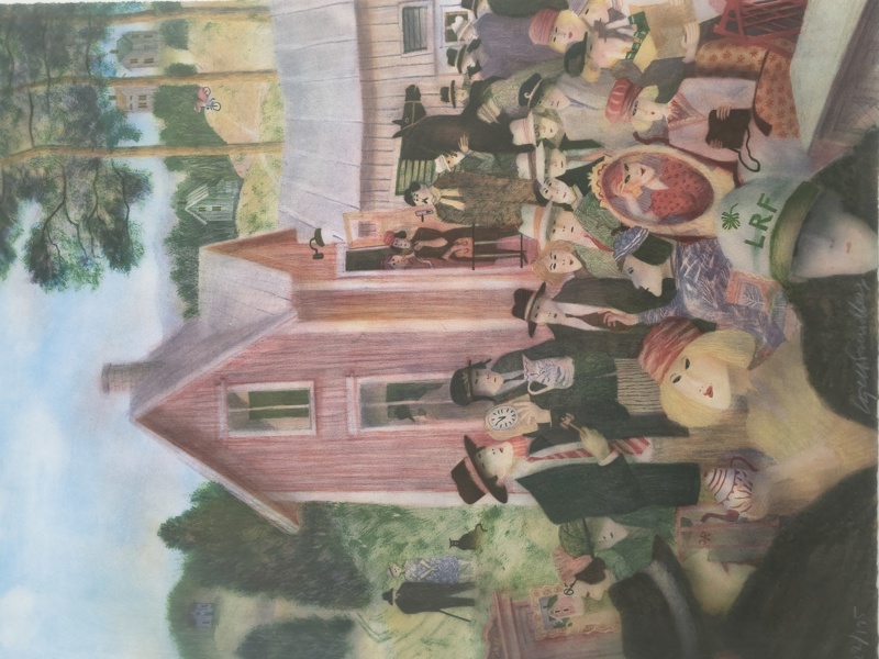 Färglitografi, Kjell Sundberg, signerad & numrerad