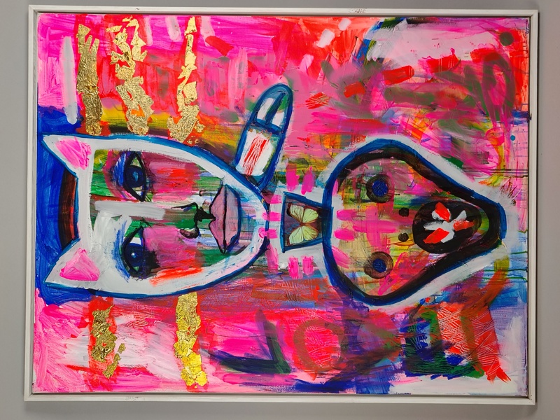 Olja på duk, Carolina Gynning, signerad