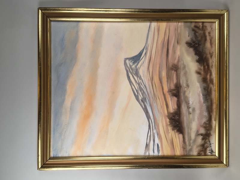 Olja på duk, John Wilgert, signerad