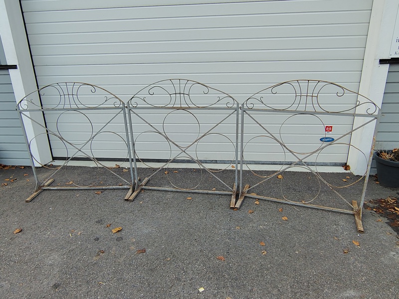 Staket, Sektioner 2 st smide