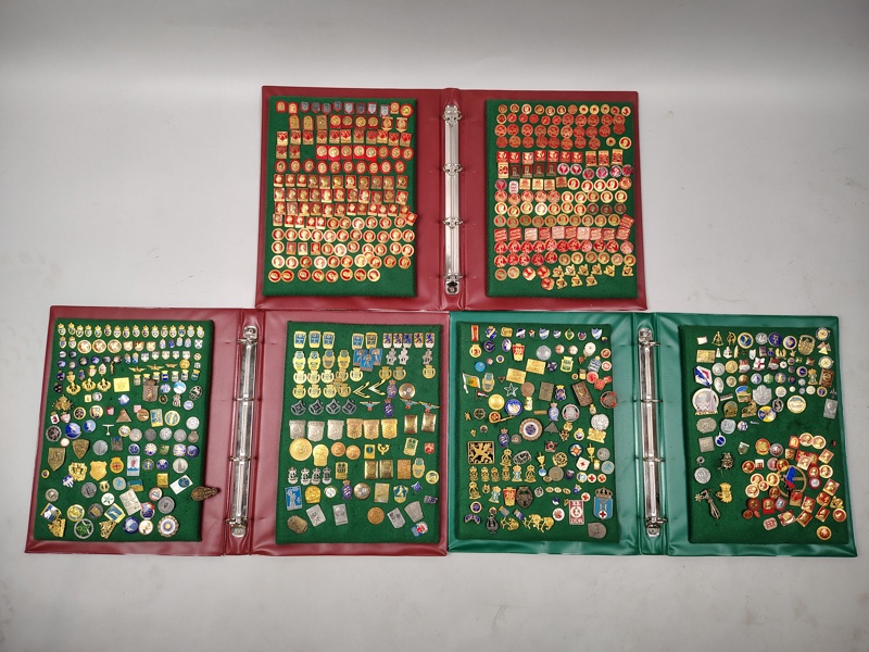 Parti pins & nålar, 3 st pärmar