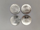Silvermynt 4 st, 5 kr 1971
