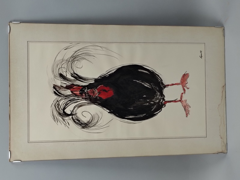 Akvarell, Oidentifierad konstnär, signerad Lena -64