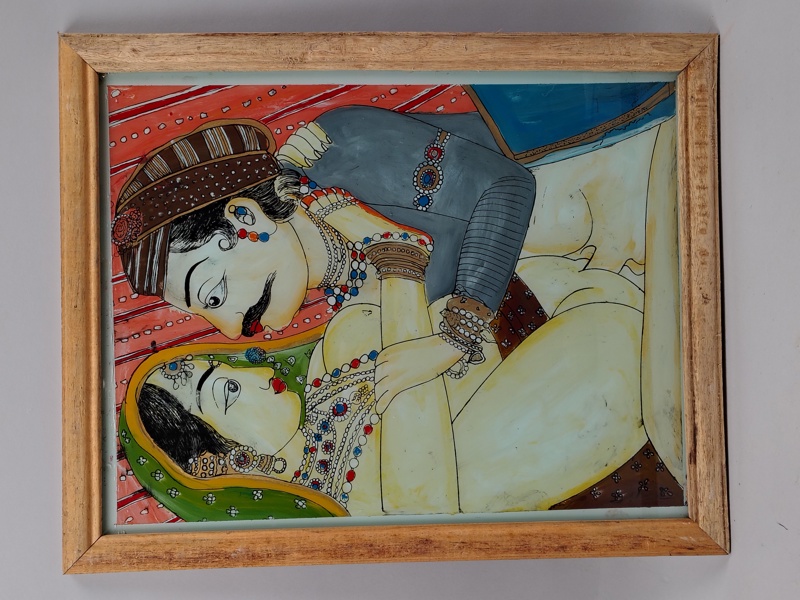 Glasmålning, Erotik, Indien