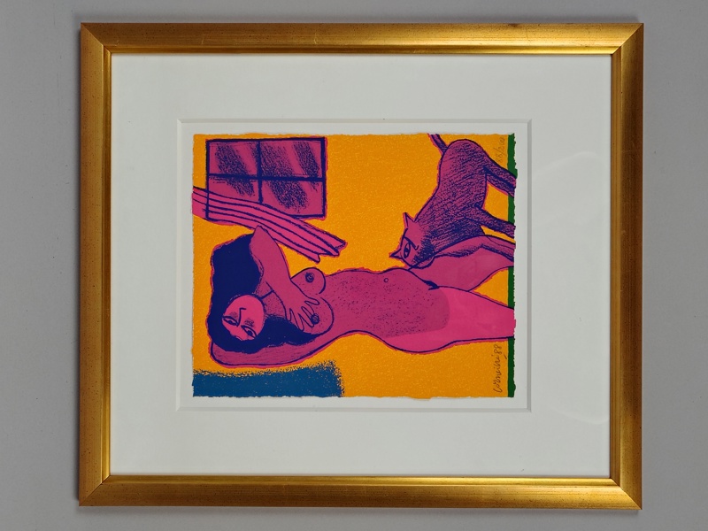 Färglitografi, Beverloo Corneille, signerad & numrerad