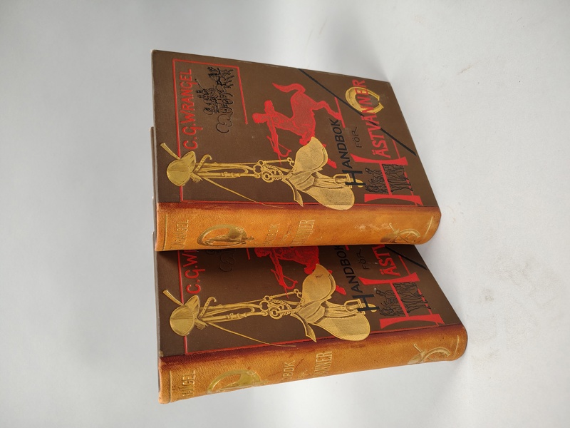 Böcker, Handbok för hästvänner, 1887 CG Wrangel