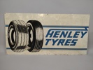 Plåtskylt "Henley Tires"