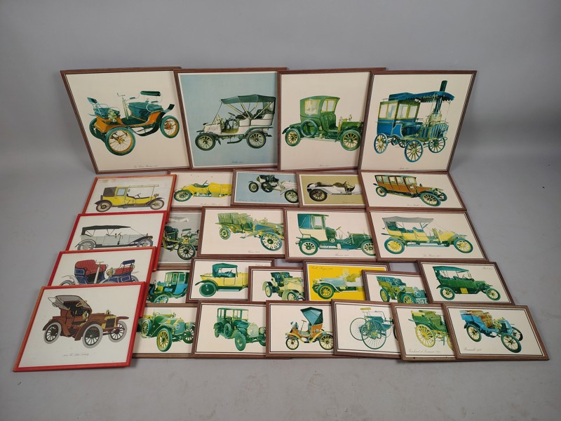 Parti tryck, Äldre bilar