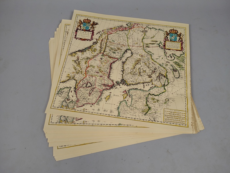 Parti kartor, Motiv av äldre skandinavien