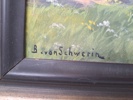 Olja på duk, Bo von Schwerin, signerad