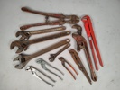 Verktyg bl.a. Skiftnycklar & rörtänger