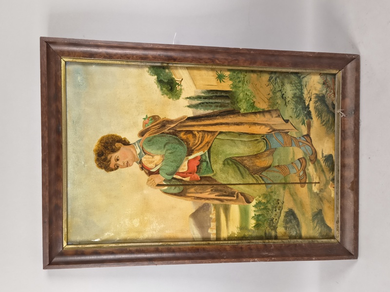 Olja på duk, Oidentifierad konstnär, signerad G Paulsson