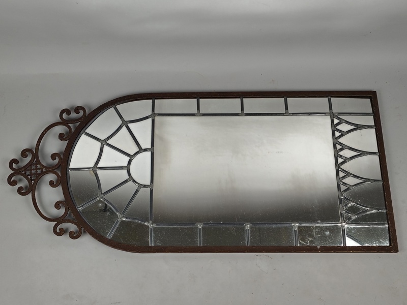 Spegel, smide & blyinfattat glas