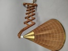 Vägglampa/saxlampa, teak 