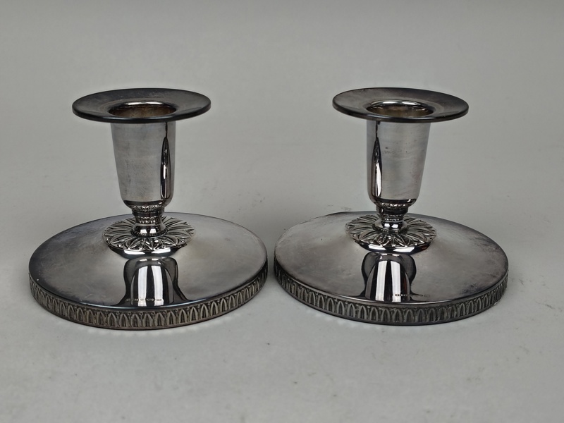 Silverljusstakar, par, Ceson