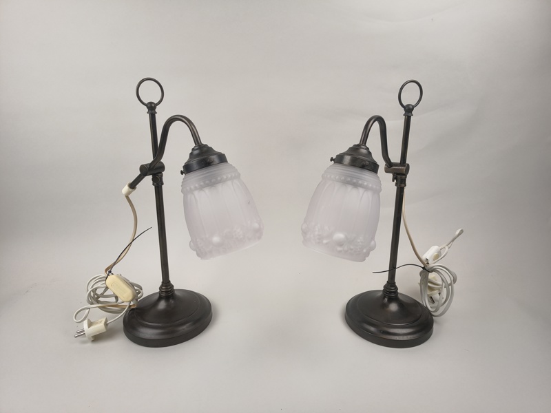 Bordslampor, par Konsthantverk Tyringe