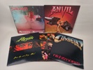 LP-skivor Rock 10 st bl.a. Anvil, Obsession m.fl.