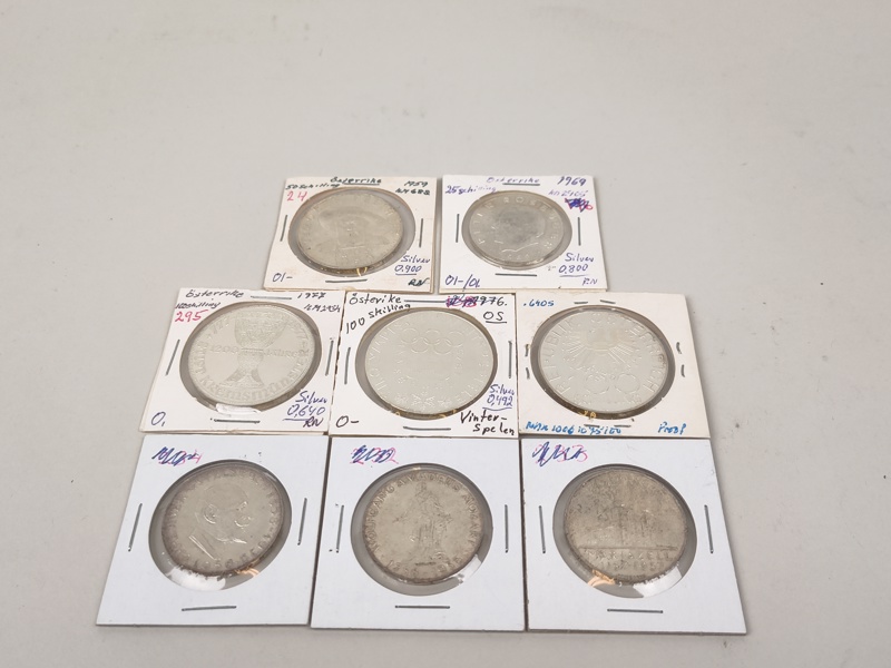 Silvermynt, Österrike