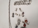 Silversmycken bl.a. Granat
