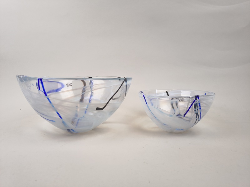 Skålar 2 st, "Contrast" Anna Ehrner Kosta