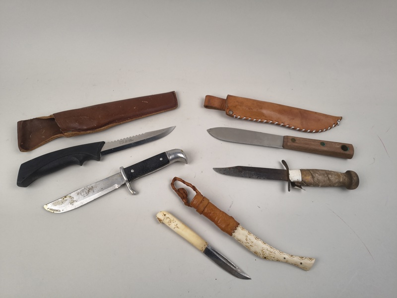 Knivar bl.a. Samisk/renhorn