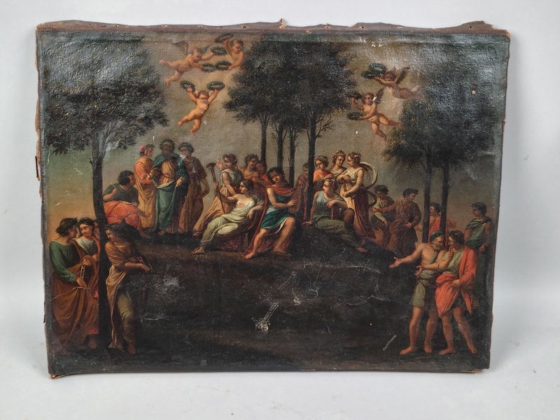 Olja på duk, 1700-/1800-tal, oidentifierad konstnär