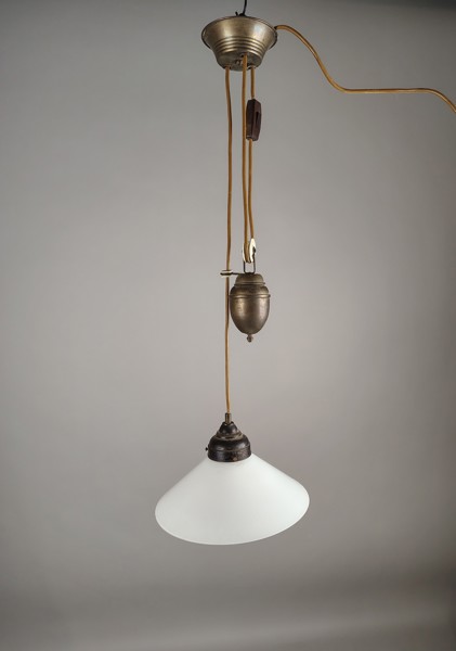 Skomakarlampa med motvikt