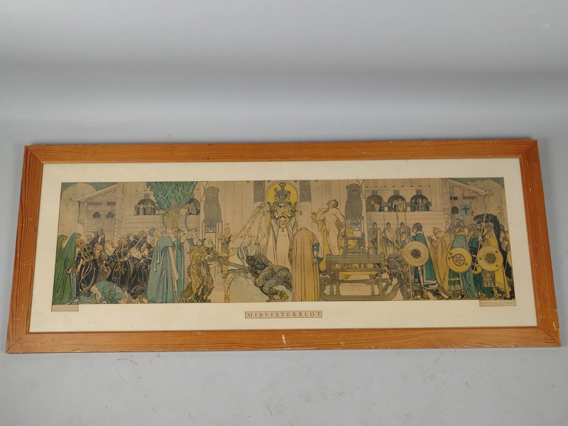 Eftertryck, "Midvinterblot" Carl Larsson