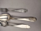 Skedar & Gaffel, Silver, 1800-tal