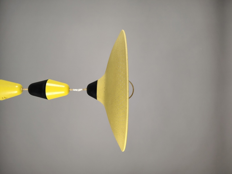 Taklampa, plast 1960-tal