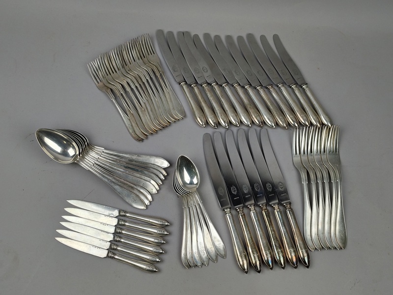 Silverbestick, "Svensk Spets" , 57 delar