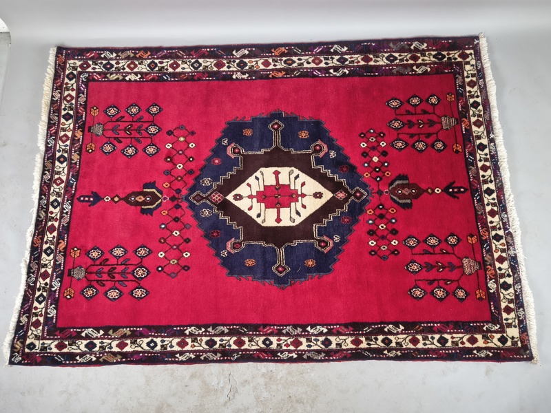 Orientalisk matta, handknuten