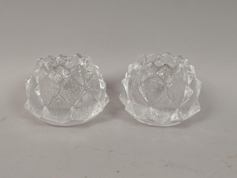 Ljushållare, par "Kotten" Orrefors