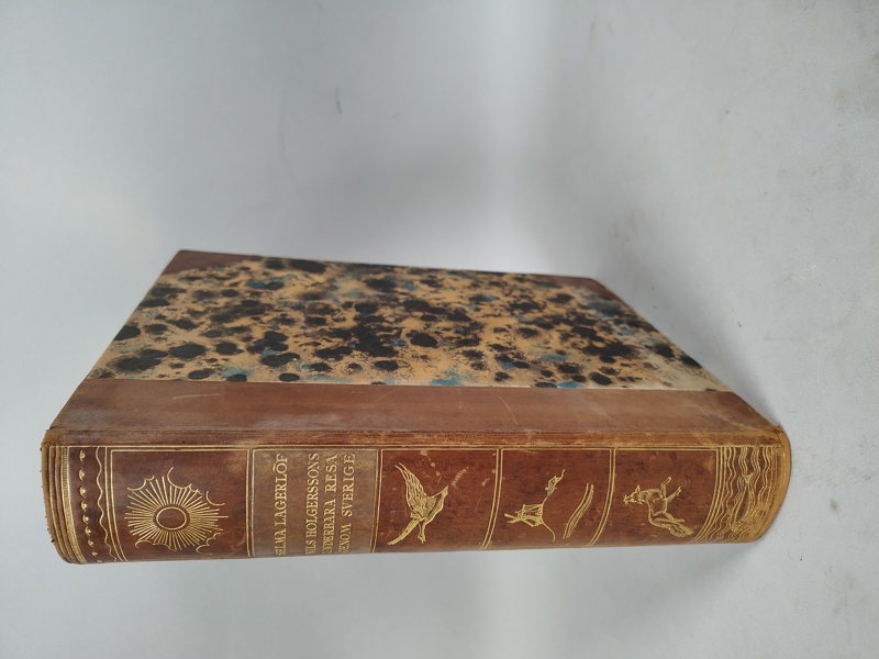 Bok, Nils Holgersson, 1931 Selma Lagerlöf, Illustrerad av Bertil Lybeck